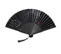 Fabric Hand Fan - Foldable Hand Fan | Silk Ancient Chinese Style Hand Held Silk Folding Fans | Chinese Vintage Style Handmade Fans For Dance, Wedding, Theatre, Stage Cosplay Home Decorations