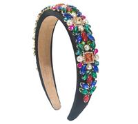 Fabric Headband Diamonds Pearls Hairband Hair Accessories For Women's Party Shining Brightly Hair Band Hoop Girl For Women Girls(MULTI)