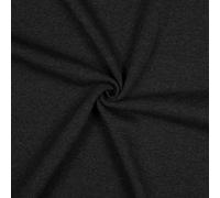 Fabric, heavy jogging winter sweatshirt, cuddly roughened, Ökotex, sold by the metre, from 50 cm (anthracite melange)