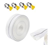 Fabric Hose 1 Inch Flat Hose Pump Hose 25 mm, 20 m Fabric Hose Set Accessories Industrial Hose Fabric Hose Set Construction Hose for Garden Watering Submersible Pumps Agriculture Swimming Pools