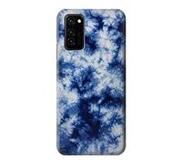 Fabric Indigo Tie Dye Case Cover For Honor V30 Pro