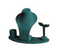 Fabric Jewelry Stand Earring Rings Showcase Stand Fabric Jewelry Rack for Professional Exhibits and Own Collection Jewelry Display Stand