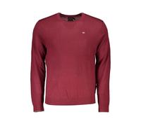 Fabric Jumper - male - Napapijri - Round-neck Knitwear - Red - 2XL - Knitwear 2XL
