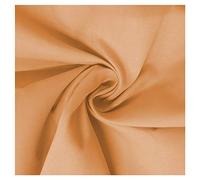 Fabric Kings ONLINE 100% Polycotton Blended Dyed Plain Fabric Dress Craft Material 45" - 112cm Wide Per Metre (PEACH, 1 METRE)