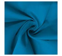 Fabric Kings ONLINE 100% Polycotton Blended Dyed Plain Fabric Dress Craft Material 45" - 112cm Wide Per Metre (TURQUOISE BLUE, 1 METRE)
