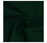 Fabric Kings ONLINE 100% Polycotton Blended Dyed Plain Fabric Dress Craft Material 45" - 112cm Wide Per Metre (BOTTLE GREEN, 1 METRE)