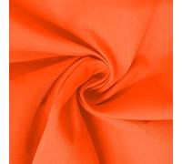 Fabric Kings Online 100% Polycotton Blended Dyed Plain Fabric Dress Craft Material 45" - 112cm Wide Per Metre (Burnt Orange, 1 METRE)