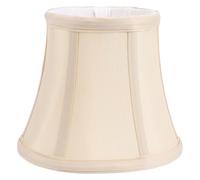 Fabric Lamp Chimney Lampshade for Chandeliers and Wall Sconces | 15x12.5x10cm Size, Iron and Canvas Build, Beige Simple Style, Softer Glow, Dust and Glare Reduction