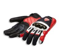 Fabric-Leather Gloves Company C1 Ducati Red/Black/White 98104211