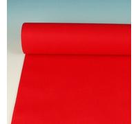Fabric Like Fleece Tablecloth 25m x 1.2m Red Quantity: 1 Roll for Beautiful Wedding Party and Special Occasion
