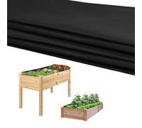 Fabric Liner for Large Veg Trough Outdoor,160cm x 290cm Raised Bed Planter Liner Non Woven Black Vegetable Trugs Herb Planter Liner,Recyclable Plant Grow Bags for Herb Planters