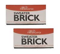 Fabric Lint Remover-Sweater Defuzzer-Removes Clothes Fuzz, Lint Balls, Pills,and Bobbles-Pumice Sweater Brick for Clothing and Upholstery on Furniture -2 Pack