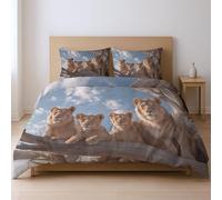 fabric makes them soft fade resistant less likely to rip or tear Duvet Cover Sets, yellow The Lion King Lion King Suitable for bedroom
