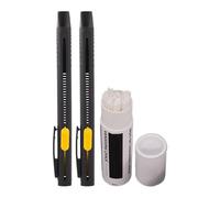 Fabric Marker for Quilting, Pack of 2 Heat Erasable Pen with Disappearing Ink, Water Soluble Embroidery Tools with Refill Cartridges for Tailors, Quilters, Sewers, Hobbyists, Beginners