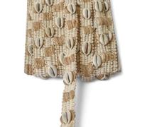 Fabric Mart Direct Natural Shell Woven Jute Trim by The Metre, 0.75 Inches (19 mm) Jute Braided Lace for Curtains, Drapery Trim for DIY, Pillows, Table Decor, Bags, Wedding Decor