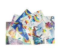 Fabric Palette - Once Upon a Time Fat Quarter Bundle Pack of 5 (18 x 21 inch) 100 Percent Cotton Fabric (Ideal for Crafts, Quilting, Patchwork, Sewing), Multicolor