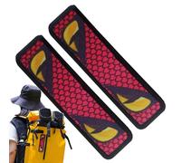 Fabric Patches, Portable Snake Eye Fabric Patch, Decorative Self-Adhesive, Pack of 2 Reflective Appliques, Decoration for Bags and Hats, Headgear