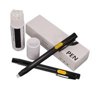 Fabric Pens for Sewing | 2-Pieces Heat Erasable Fabric Markers | Water Soluble Embroidery Pencils with Replaceable Refills for Tailors Designers Hobbyists Sewists Quilters Artists