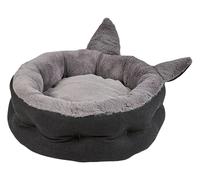 Fabric Pet Bed 45 x 45 cm Grey KEPEZ