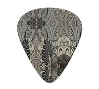Fabric Polynesian Tattoo Soundtrack Guitar Picks Bass Guitarist Plectrums Paddles for Playing Guitar 12 PCS