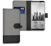 Fabric PU Leather Wallet Case for Samsung Galaxy S8
