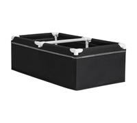 Fabric Raised Bed, Clip-On Frame, 100x50x30cm, Elevated Raised Garden Grows Beds, Planter Box, Enhanced Root Airflow, For Vegetable Strawberries Potatoes Tomatoes Flowers Carrots