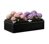 Fabric Raised Garden Bed, 100x50x30cm Vegetable Growing Pot with Support Frame, Breathable Planter Box for Outdoor Gardening, Suitable for Vegetables Strawberries Potatoes Tomatoes Flowers