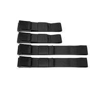 Fabric Resistance Bands 4PCS/SET Rigid Blood Flow Restriction Band For Arms Legs Glutes Training Workout Occlusion Bands For Men And Women(4 Black)