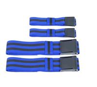 Fabric Resistance Bands Blood Flow Restriction Bands Exercise Elastic Straps For Occlusion Training Heavy Workouts Help Increase Arm Leg Muscle Mass(Blue,90 X 5cm 2 straps)