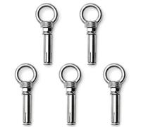 fabric， Ring Eye Bolt,M6 x 70 Expansion Eyebolt Nut Screw with 304 Stainless Steel Anchor Raw Bolts 2 Pcs
