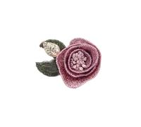 Fabric Rose Flowers Brooch Lapel Pin Badge Brooches Jewelry Dress Shawl Scarf Buckle Gifts for Women Accessories (D Talla nica)