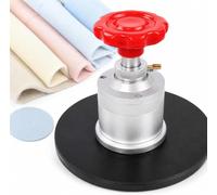 Fabric Sample Cutter, 10 Sqcm Round Cloth Sample Disk Cutter, 0-5mm Adjustable Cutting Thickness, 35.7mm Sampling Diameter for Paper, Fabric, Leather and Carpet Testing