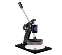 Fabric Sampler Cutter, Round Sample Cut Machine, Hand Press Textile Fabric Sample Cutter100 Sqcm Textile Carpet Sample Cutter, Round Cloth Sample Disc, Cutting Thickness 0-10mm