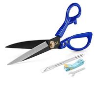 Fabric Scissors 10 '' - Professional Dressmaking Scissors for Tailors, Heavy Duty Tailoring Scissors for Jeans, Leather, Sewing, Embroidery and Handmade, etc