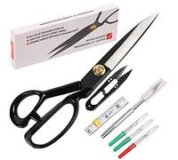 Fabric Scissors,Professional Tailor Scissors 9 inch - Heavy Duty Sewing Shears for Leather Cutting Industrial Sharp Shears Home Office Artists Students Tailors Dressmakers