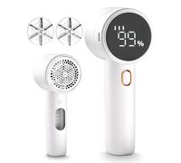 Fabric Shaver Electric Lint Remover Rechargeable Lint Shaver Sweater Defuzzer to Remove Pilling Battery Operated 6blade 3speed with LED Display f