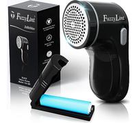 Fabric Shaver & Lint Remover | Battery-Operated Bobble Remover for Clothes and Multi Fabric Use | Quick & Easy Debobbler for Fluff & Fuzz with Reusable Sticky Lint Roller | UK Brand