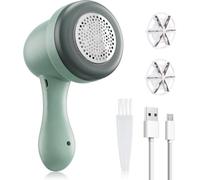 Fabric Shaver, Lint Remover for Clothes, Electric Lint Remover with 3 Replaceable Blades, Removes Fabric Pills, Rechargeable Sweater Defuzzer Pill Remover, Depiller Effectively Remove Pills, Lint