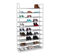Fabric shoe rack lightweight water-resistant shoe storage unit tall shoe unit