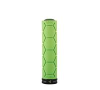 Fabric Silicone Lock On Handlebar Handle Grips, Green