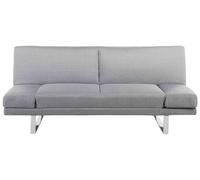 Fabric Sofa Bed Light Grey YORK
