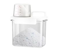 Fabric Softener Dispenser, Empty Laundry Room Organization and Storage with Measuring Cup, Liquid Detergent Soap Dispenser for Laundry Scent Boosters, Washing Powder (S)