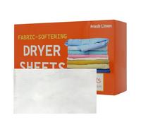 Fabric Softener Sheets | 120 Scented Sheets for Washing - Anti-Static Fabric Softener | For Tumble Dryers Apartment Washers Dorm Laundry Room Bathroom