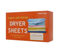 Fabric Softener Sheets - Scented Laundry Sheets for Dryer Freshness | Eco Friendly Non Woven Material with Release, Anti Static, Long Lasting Fragrance for Apartment Washer Dormitory Bathroom