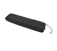 Fabric Speaker Cover for Sonos Roam 2 - Black Cloth Dust Shield with Elastic Band - Weatherproof Sleeve for Outdoor Use - 56x12cm Protective Case