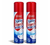 Fabric Spray Starch for Ironing, Crisp Finish and Wrinkle Removal, Fresh Cotton Scent, Easy Iron Formula, Aerosol Clothing Starch Spray, 300ml Each, Pack of 2