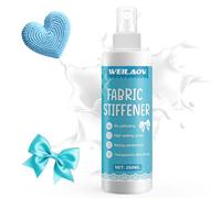 Fabric Stiffener, fabric stiffener Spray, Spray Starch for fabrics, Lace, Knitwear, Cotton, Wool, Denim, Silk, Linen, Transparent stiffeners, 250ml