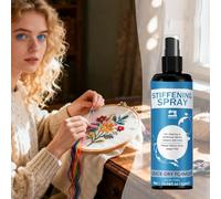 Fabric Stiffener Spray, 100ml Shaping Mist, 110g Cloth Aid, Hardener Tool, Crafts Embroidery Accessory with Modern Style, Home Equipment for Carpet Laundry Couch Tablecloth Tapestry Bedding Travel