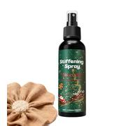 Fabric Stiffener Spray, 120ml/50ml Starch Spray For Stiffening Crochet Clothes Christmas Hats, Quick Drying Fabric Stiffener Liquid For Crochet Macrame, Textile Stiffeners For Home Holiday