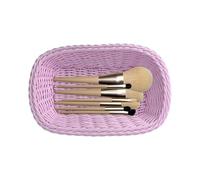 Fabric Storage Basket, Snack Basket,Solid Color Kitchen Fruit Basket | Waterproof Food Baskets for Bread and Fruit Storage for Dorm Bedroom Dome